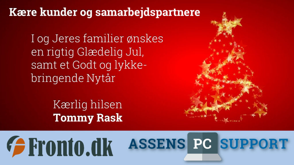 Glædelig jul & Godt Nytår